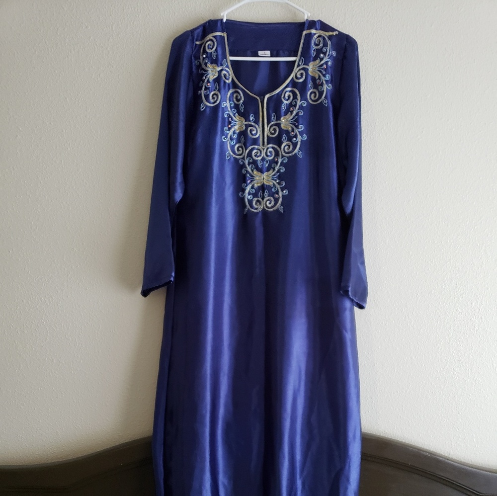 Abaya Full Length Long Sleeve Dress / House Dress
